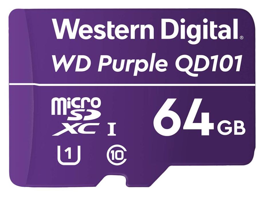 Purple SC QD101 MicroSDHC Class 10 U1 Memory Card