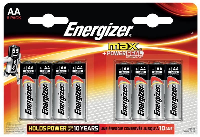 Max Alkaline AA Batteries 16 Pack