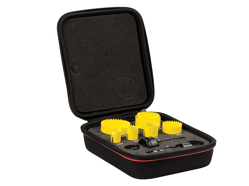 KFC07021 Fast Cut Bi-Metal Plumber's Holesaw Kit, 9 Piece