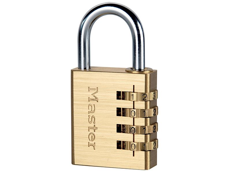 Brass Finish Combination Padlock