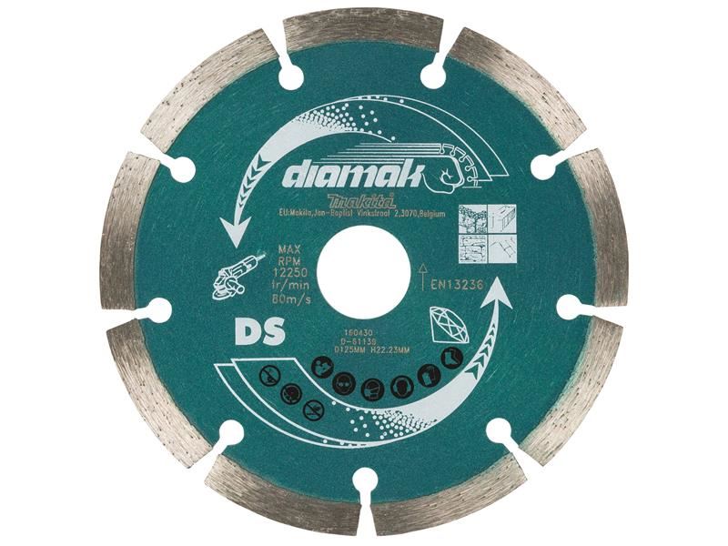 D-61139 Diamak Diamond Blade 125 x 22.23mm