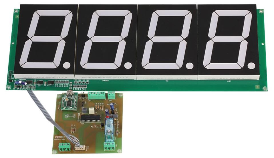 4-Digit USB Counter with 4" LED Display