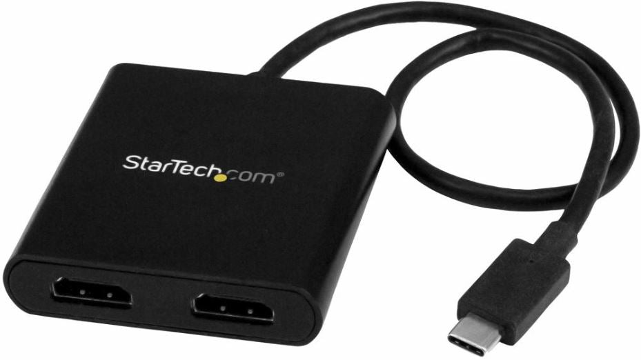 USB-C to 2 Port 4K HDMI 30Hz Multi-Monitor MST Hub