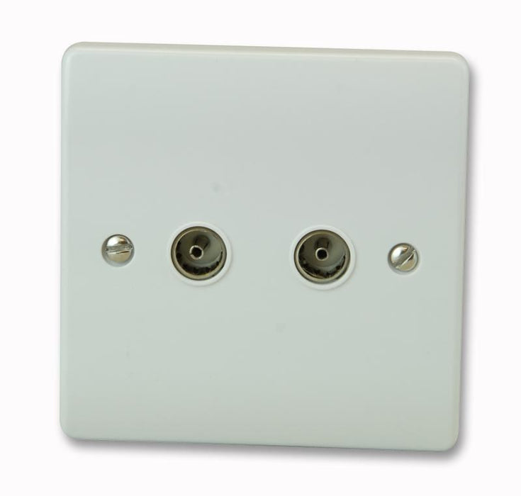 Double TV Aerial Socket