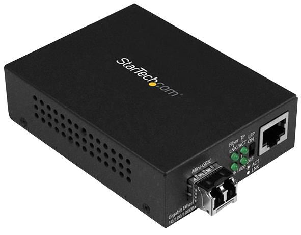 Compact Gigabit Ethernet MM Fiber Media Converter 850nm, LC 550m