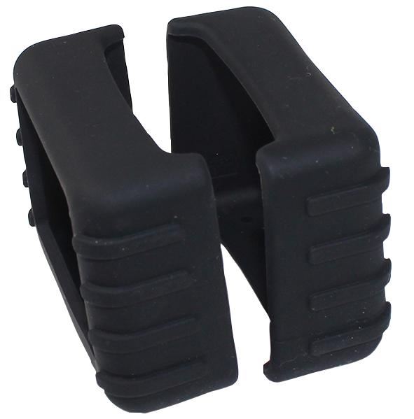 Black Rubber Boots for 82 Series Enclosure - 91.5x41.5x33mm (Pack of 2)