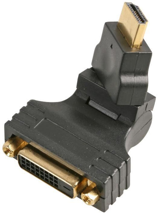 DVI-D Female to HDMI Male Swivel Adaptor