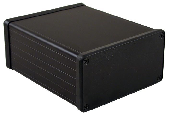 IP54 1455 Series Black Extruded Aluminium Instrument Enclosure