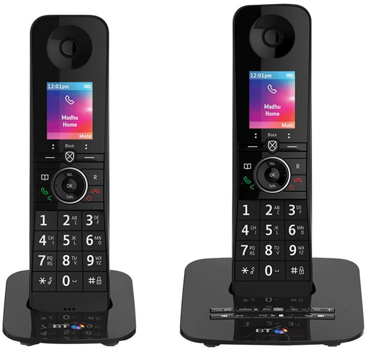 BT Premium DECT Phones with Call Blocking and Answer Machine