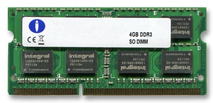 4GB DDR3-1333 PC3-10600 SODIMM RAM (204-Pin)