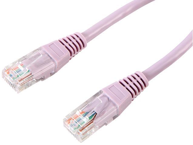 1m Violet Cat5e Ethernet Patch Lead