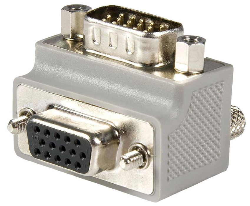 90 Degree Right Angle VGA Adaptor, Female to Male