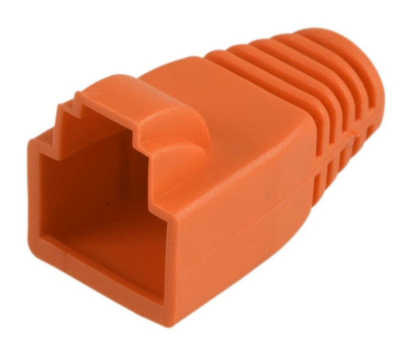 RJ45 Cat5e Strain Relief Boot, Orange