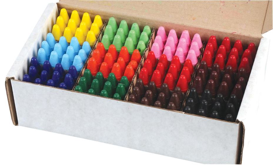 - First Marks Wax CrayonsPack of 144 Assorted Colours