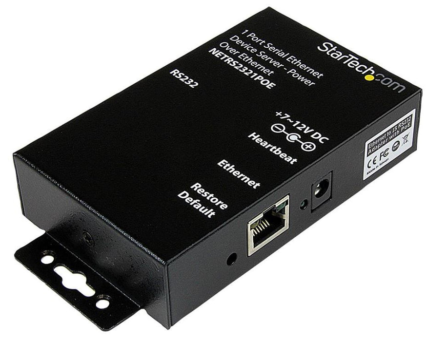 1 Port RS232 Serial Ethernet Device Server with PoE