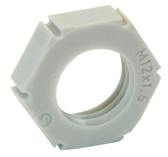 EMUG 12 Locknuts, Polyamide M12 10 Pack