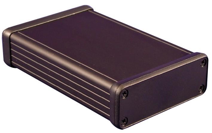 IP54 1455 Series Black Extruded Aluminium Instrument Enclosure