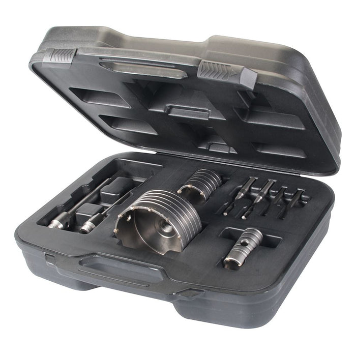 TCT Core Drill Kit 9pce - 30, 50 & 110mm