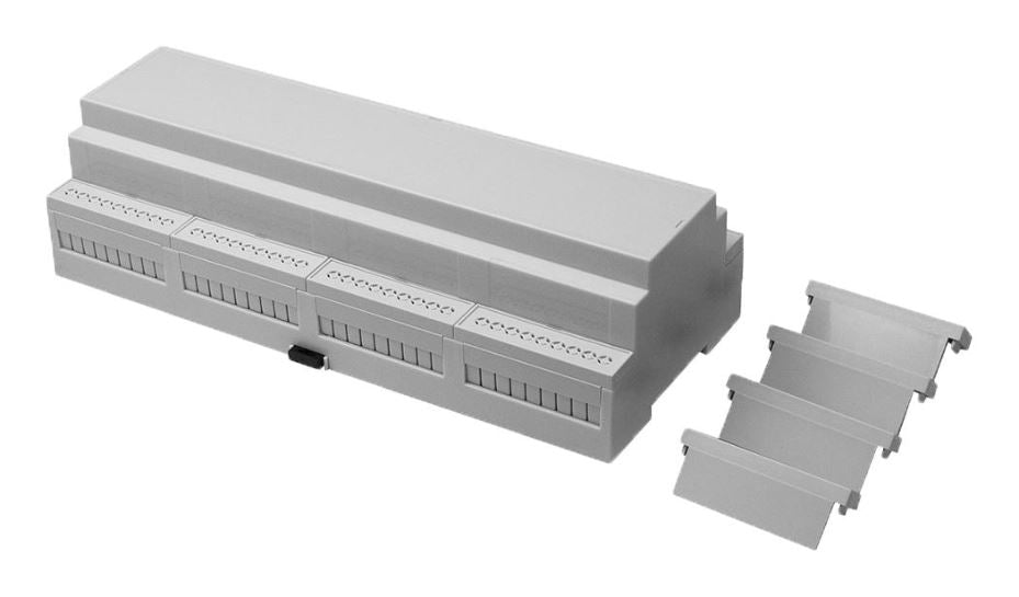 IP20 Polycarbonate DIN Rail Module Box Enclosure Kit