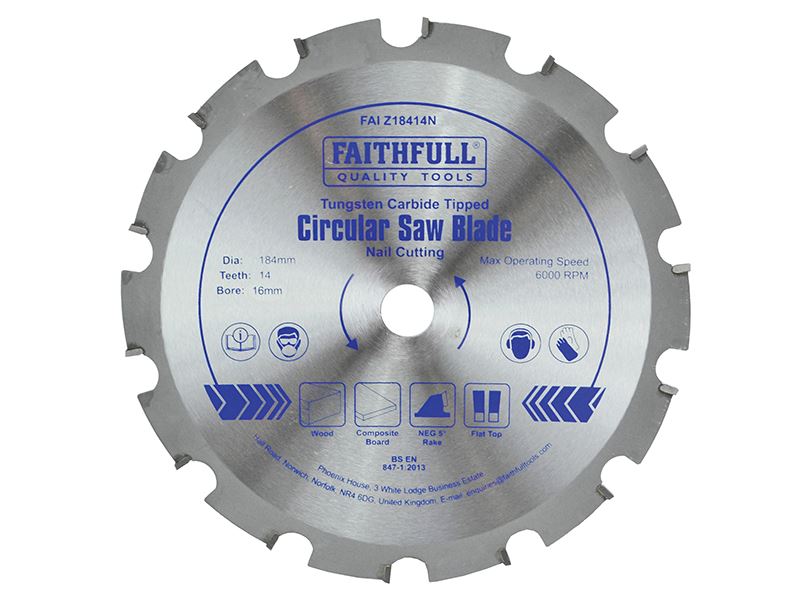 Professional Nail Cutting TCT Circular Saw Blade