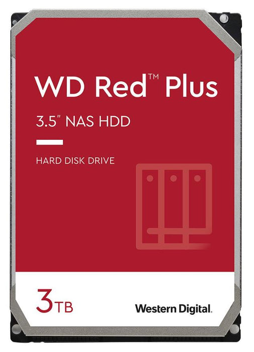 WD Red Plus NAS 3.5" Internal HDD SATA 6Gbps