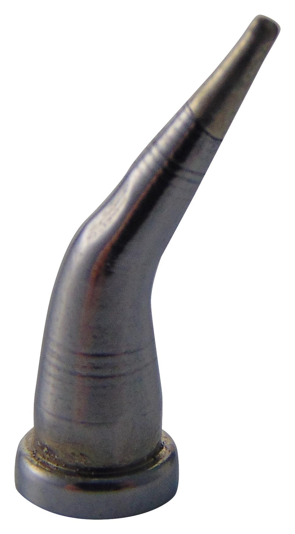 Soldering Iron Tip, Chisel, Bent, 0.8 mm — StampyTools