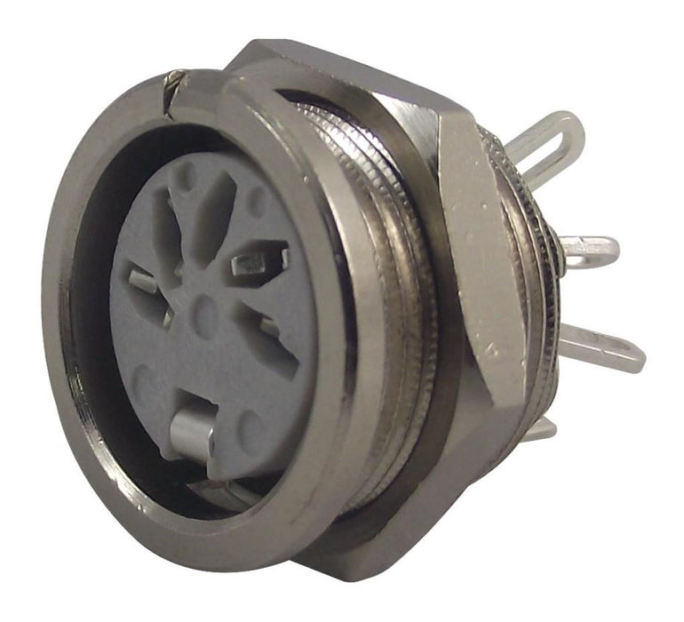 5 Pin (180 Degree) Panel Socket (DIN)