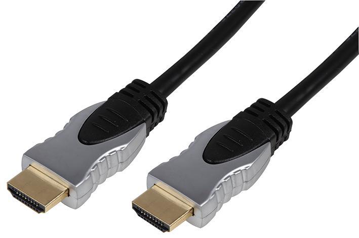 HDMI Male to HDMI Male Lead with Gold Plated Connectors, 7m