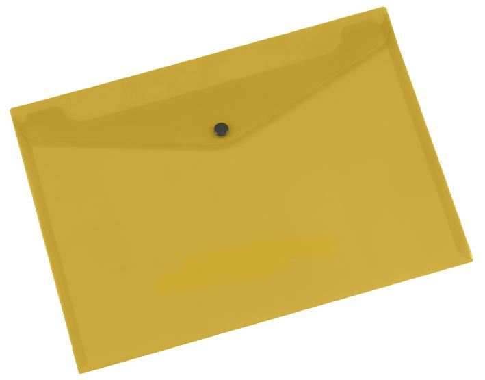 A4 Yellow Polypropylene Document Wallets - Pack of 12 — StampyTools