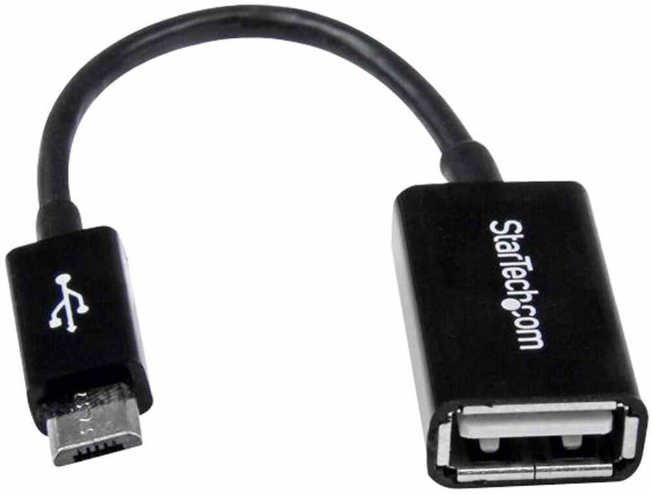 STARTECH - Black Micro USB On-The-Go Adaptor