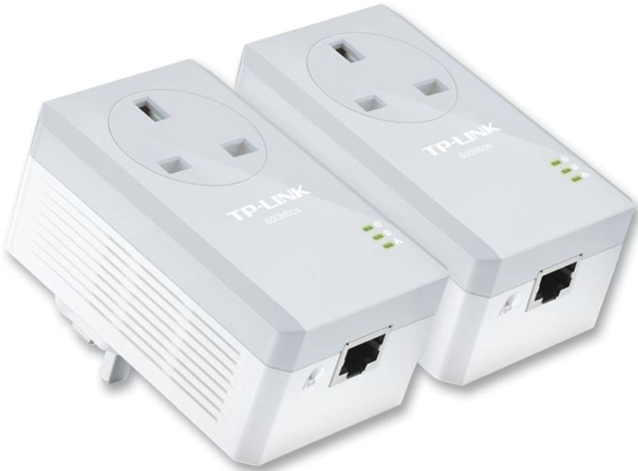 AV600 600Mbps Passthrough Powerline Starter Kit