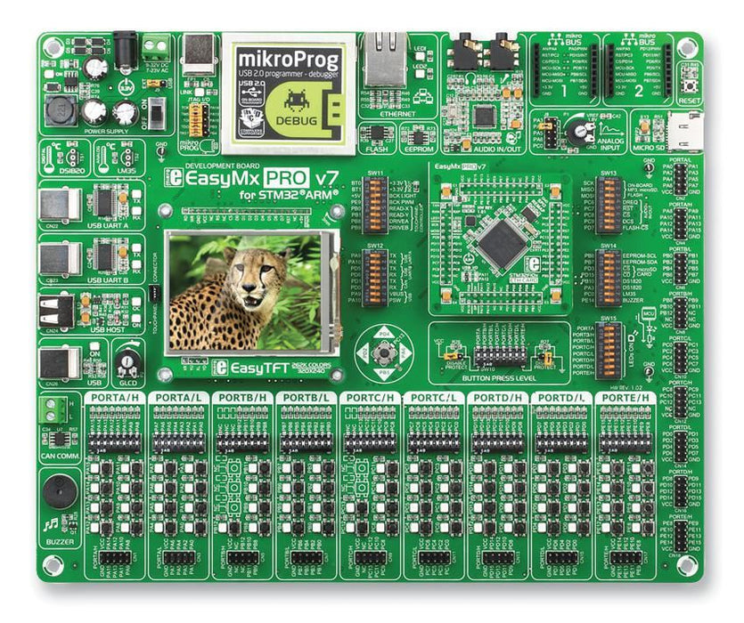 EasyMx PRO v7 Development Platform for STM32 Microcontrollers