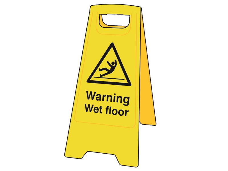 Warning Wet Floor - Heavy Duty 'A' Board