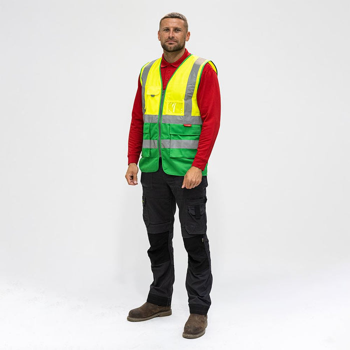 Hi-Visibility Executive Vest With Pockets - Highly Reflective