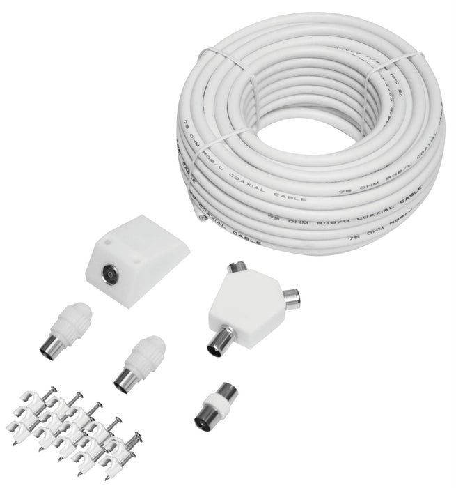 TV/FM Aerial Cable Kit, 15m