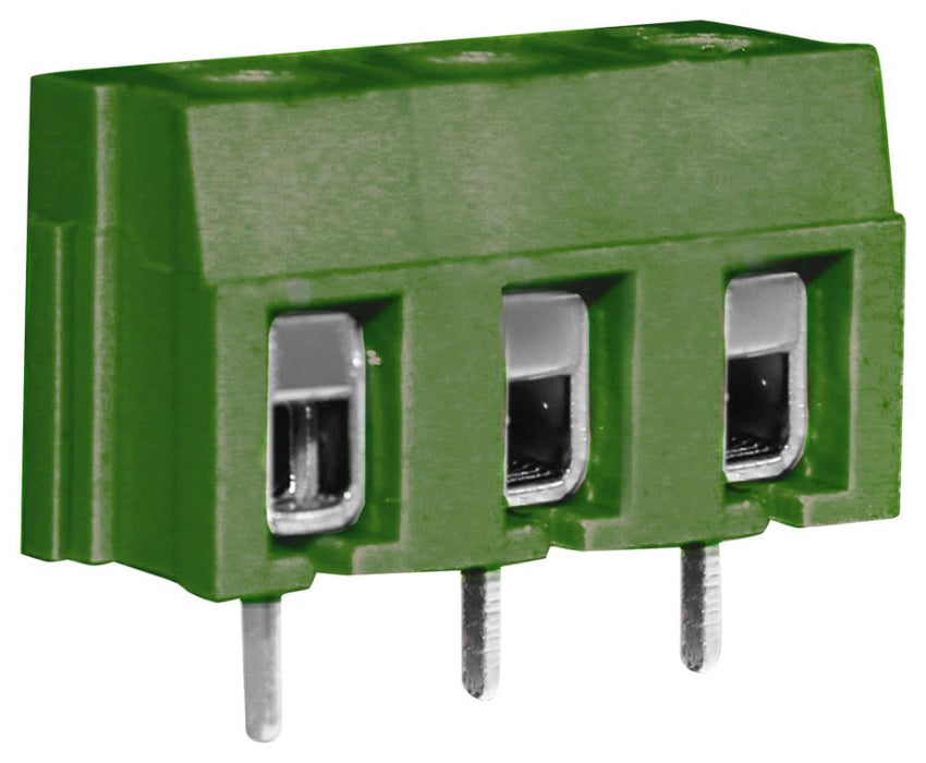 7.5mm Low Profile Terminal Block, 3-Pole, 16A