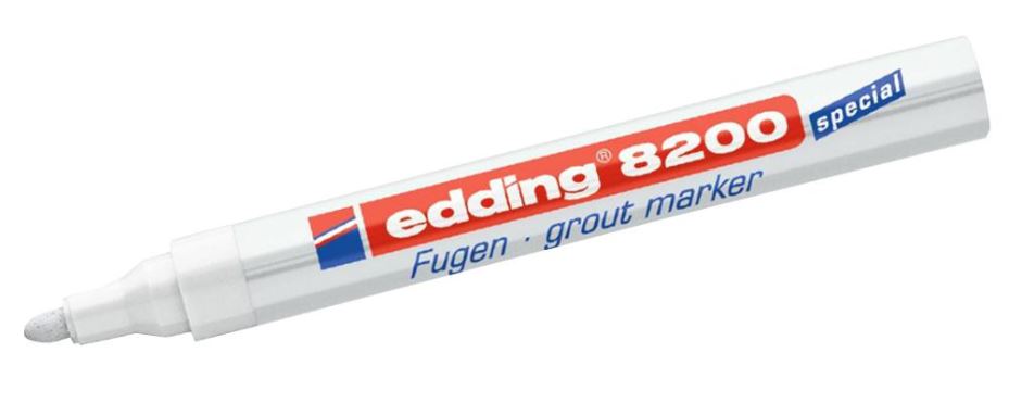 Medium Bullet Tip Permanent Grout Marker - White