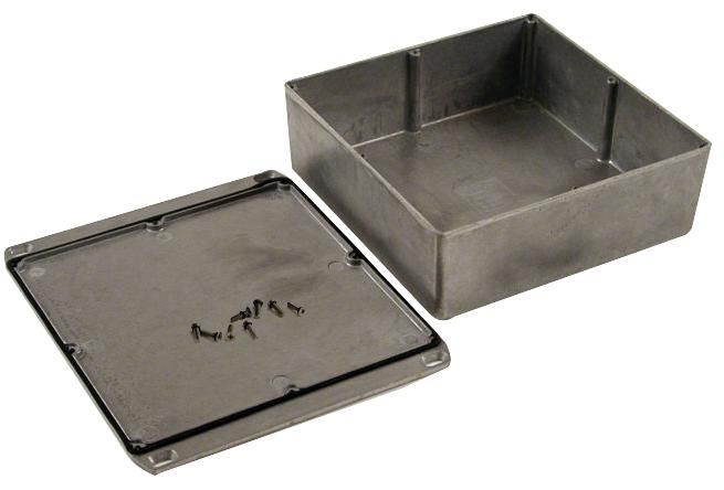 IP65 Die Cast Aluminium Instrument Enclosure with Flanged Lid