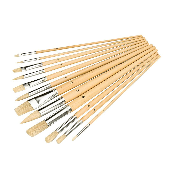 Artists Paint Brush Set 12pce