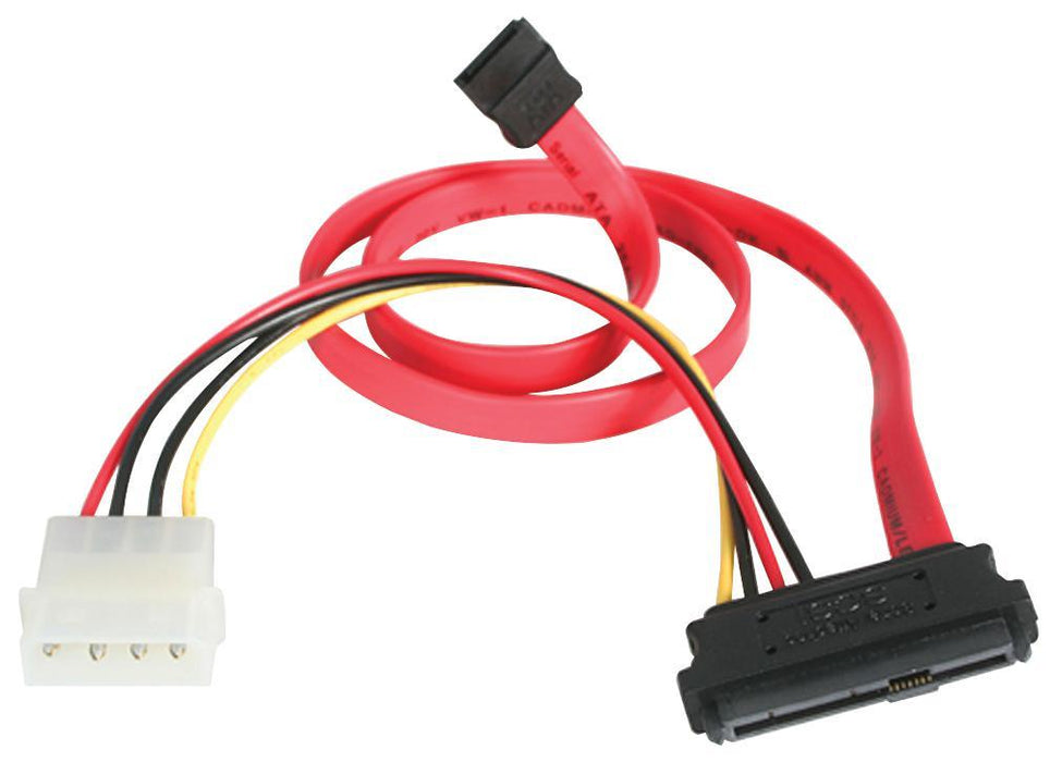 29 Pin SAS to SATA Hard Drive Cable with LP4 Power