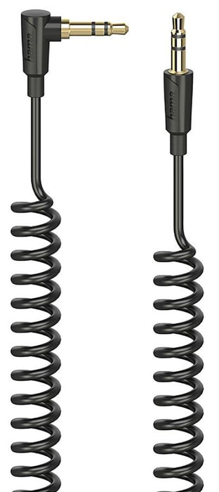 Spiral Stereo 3.5mm Audio Lead, 75cm