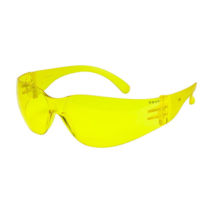 Standard Safety Glasses - Amber (Size One Size - 1 Each)