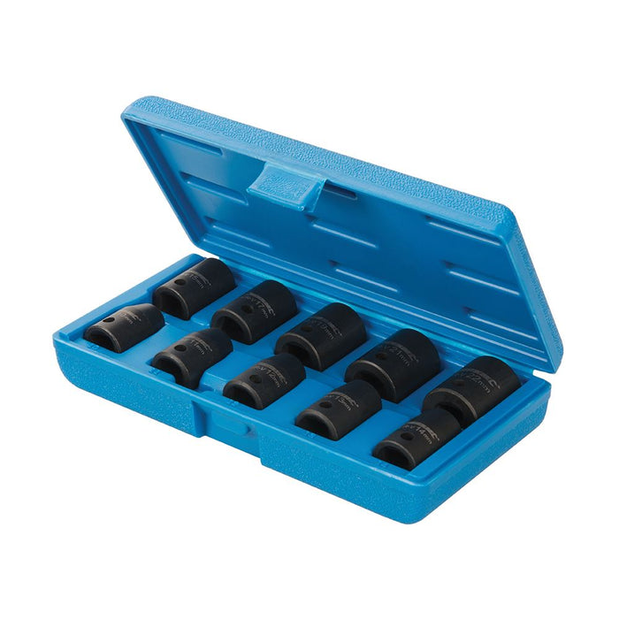 Impact Socket Set 1/2" Drive 6pt Metric 10pce - 10 - 22mm