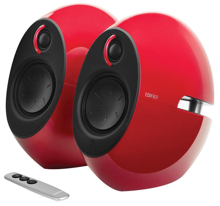 Luna HD 2.0 Multimedia Speaker System with Bluetooth, Red
