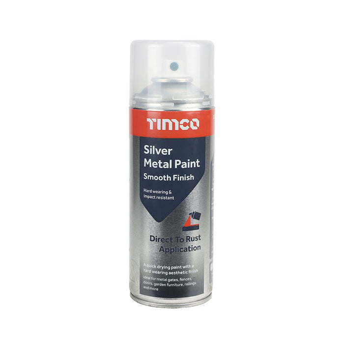 Silver Metal Paint - Smooth Finish (Size 380ml - 1 Each)
