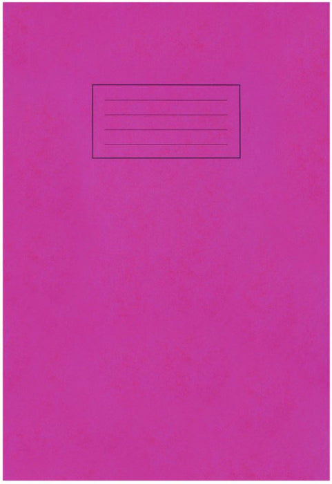 A4 Lined Red Exercise Book - 80 Pages