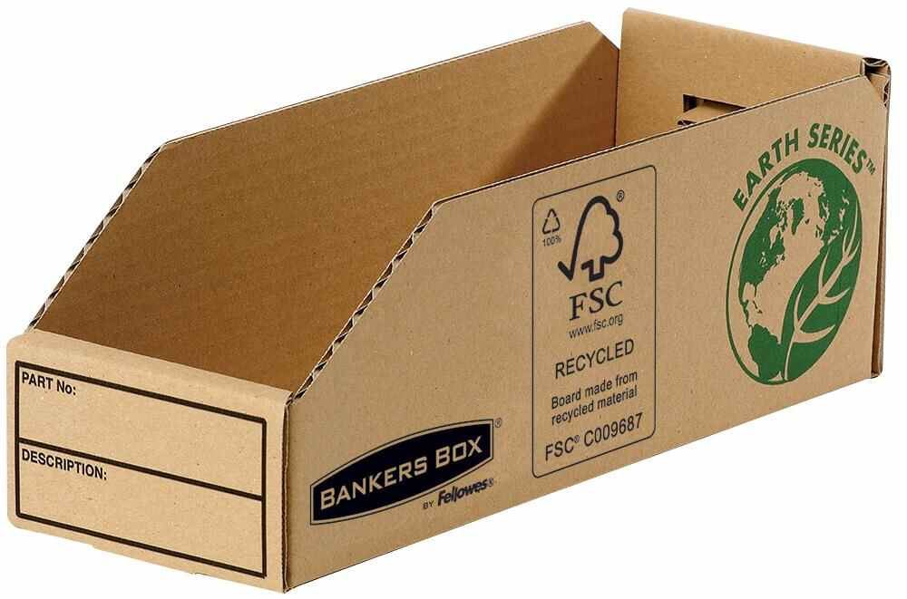 FELLOWES - 106x104x306mm Earth Series Bankers Box Parts Bin