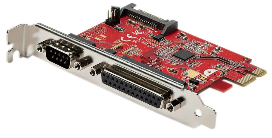 DB9 Serial & DB25 Parallel PCI-Ex Combo Adaptor Card