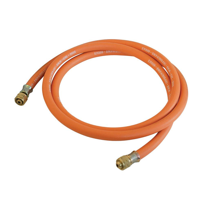 Gas Hose with Connectors - 2m