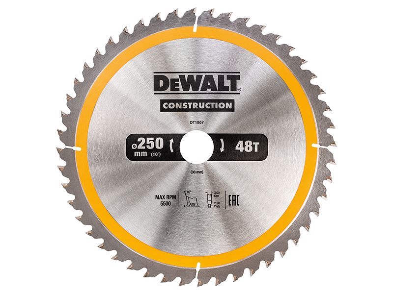 Stationary Construction Circular Saw Blade